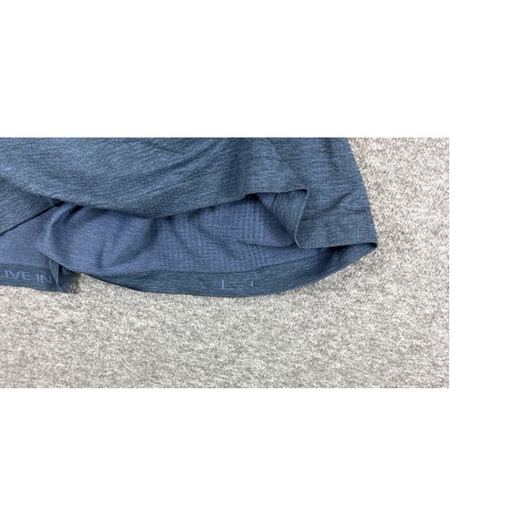 Lululemon Vent Tech Short Sleeve Textured Polo Shirt‎ Blue Mens Size L Athletic - Picture 4 of 9